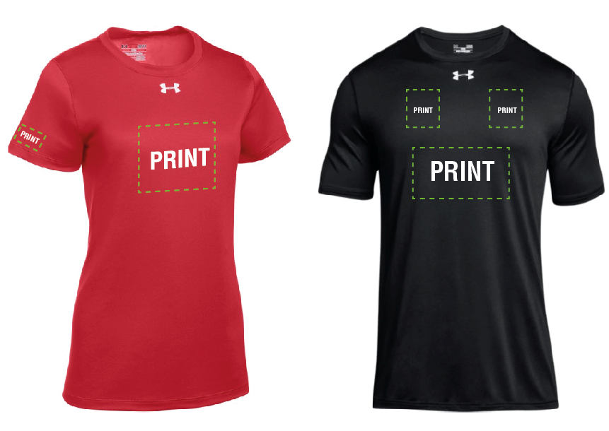 How to customize on sale under armour shirts