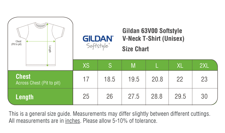 Gildan 63V00 Softstyle V-Neck T-Shirt - Tshirt Printing - Ark Industries