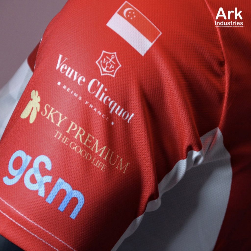 Sublimation t-shirt printing example